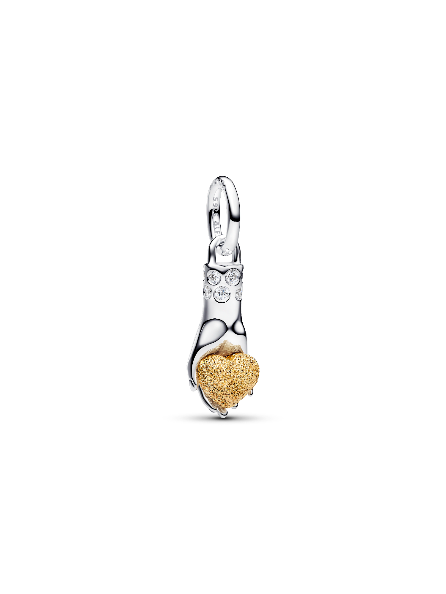 Pat Mcgrath the Hand of Love Mixed-Metal Dangle Charm