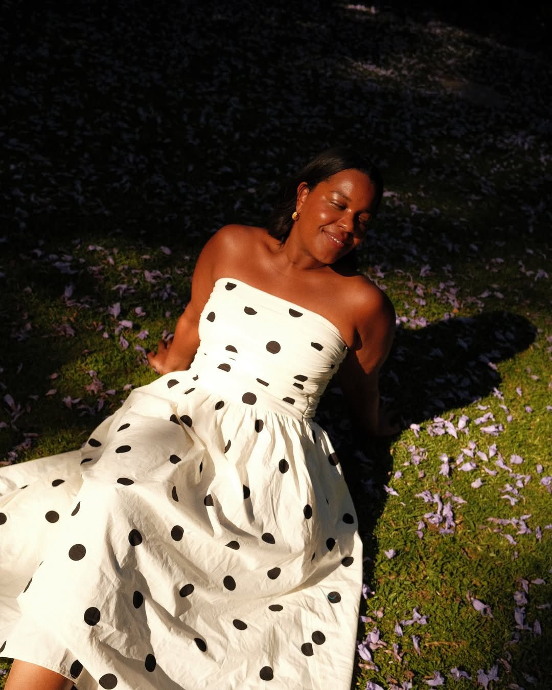 Polka-dot dress, summer print trends, @styleidealist