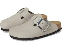 Birkenstock Boston Big Buckle Nubuck Leather (Women's)