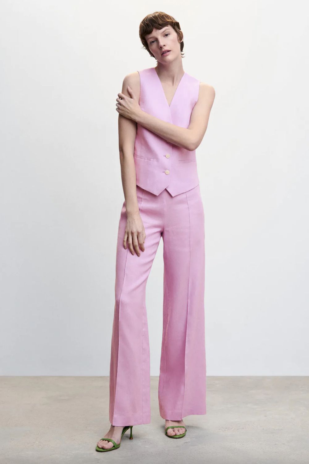 Best Linen Trousers: Mango