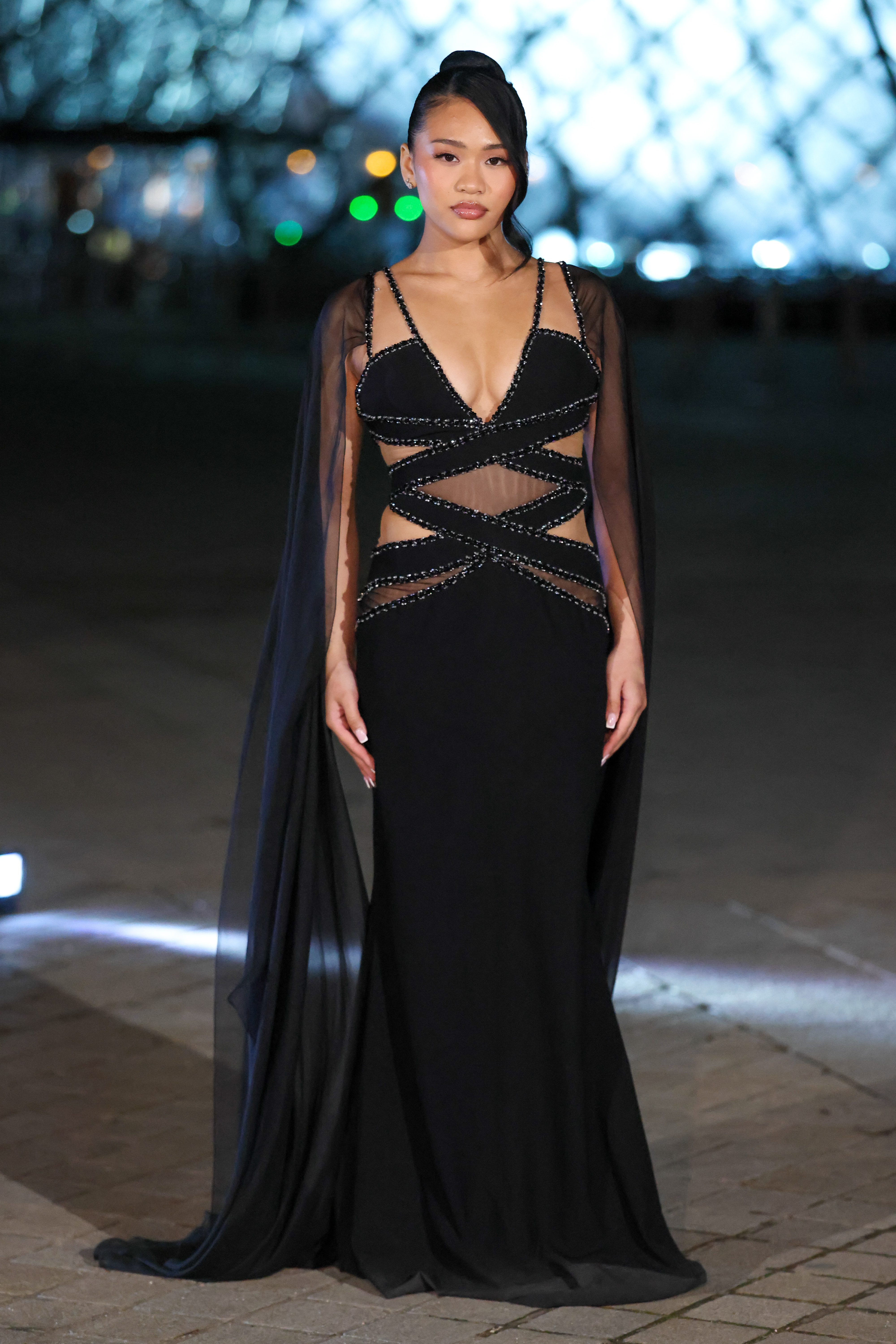 Suni Lee attended the 2026 Le Grand D&amp;icirc;ner du Louvre