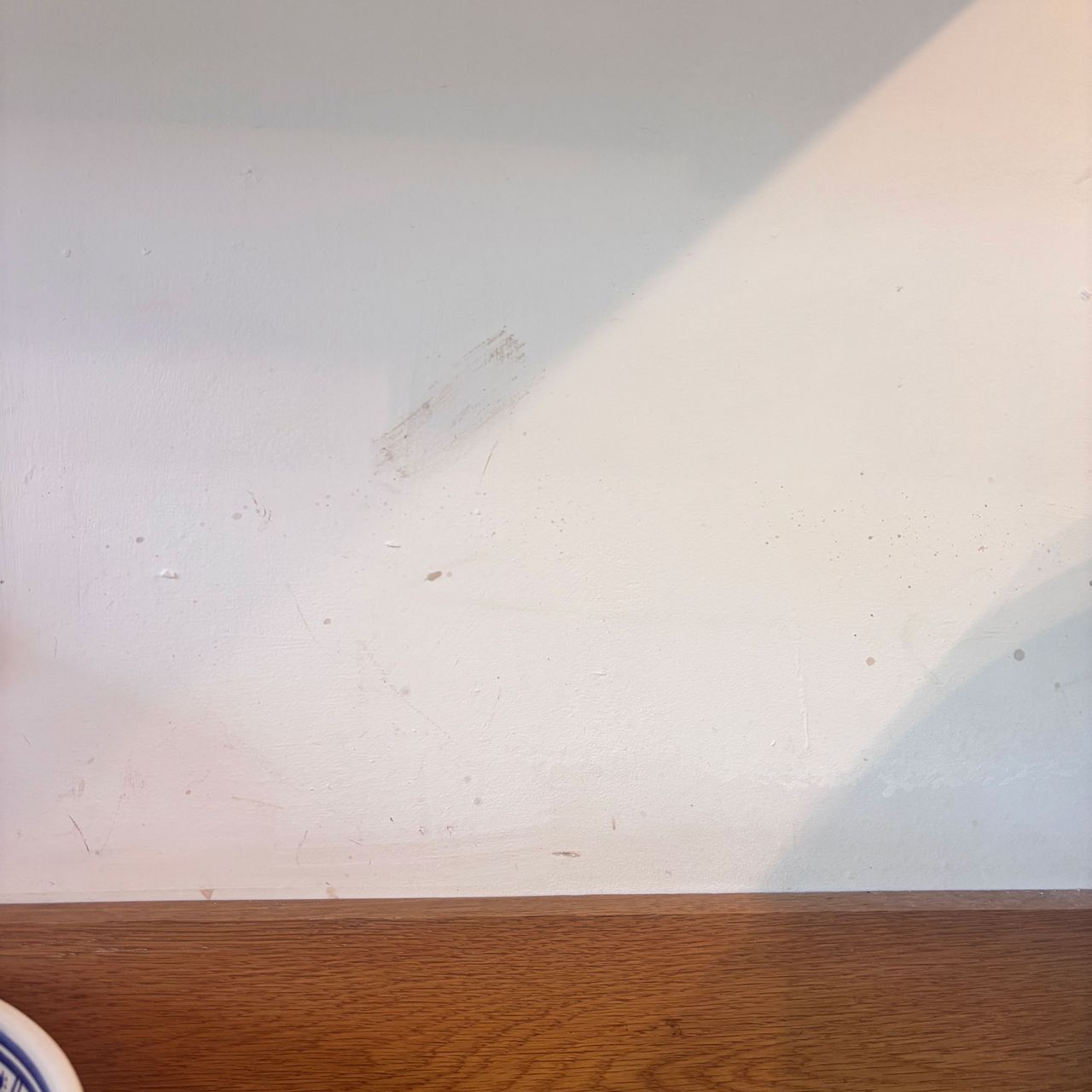 dirty white wall