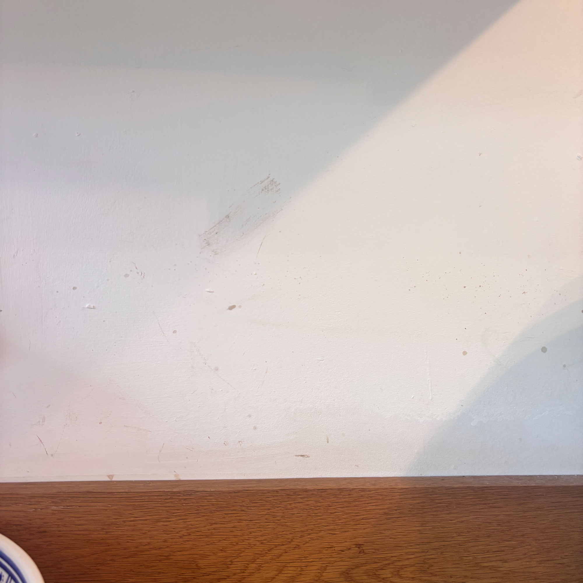 dirty white wall