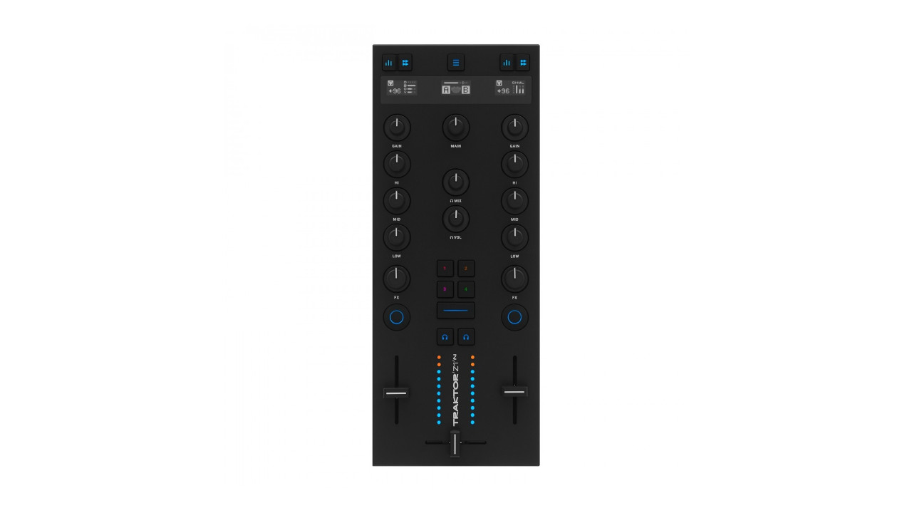The Native Instruments Traktor Kontrol Z1 Mk2 on a white background
