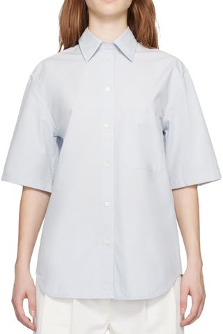 Blue Patch Pocket Shirt