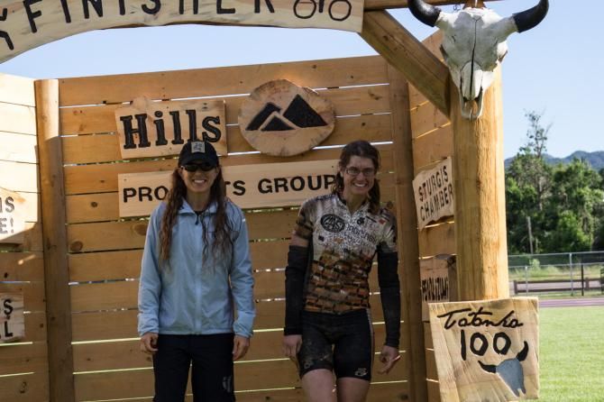 Women's podium
