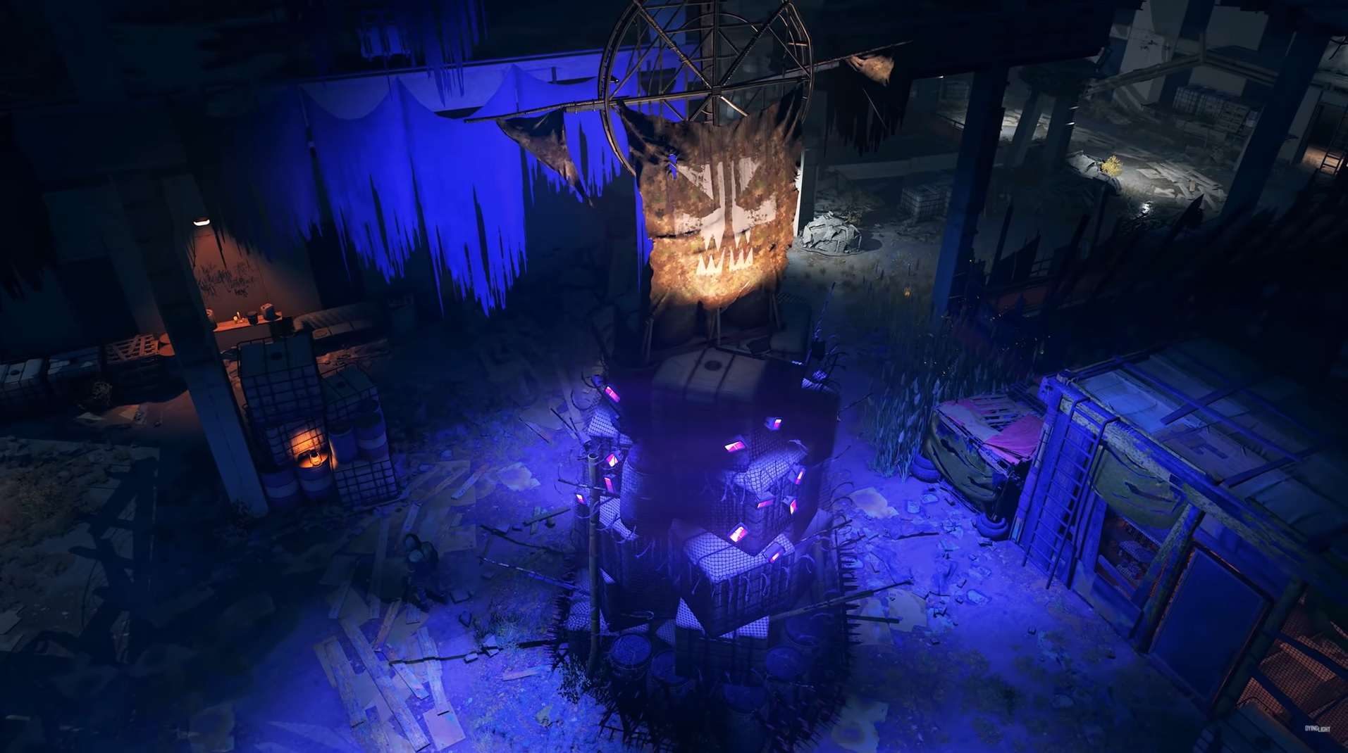 Dying Light 2 - A UV beacon outside a faction city