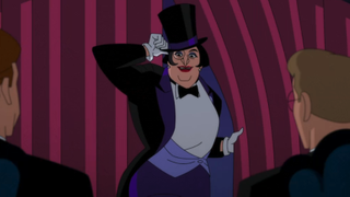 Minnie Driver's Penguin in Batman: Caped Crusader episode 1