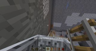 Riding in a minecart