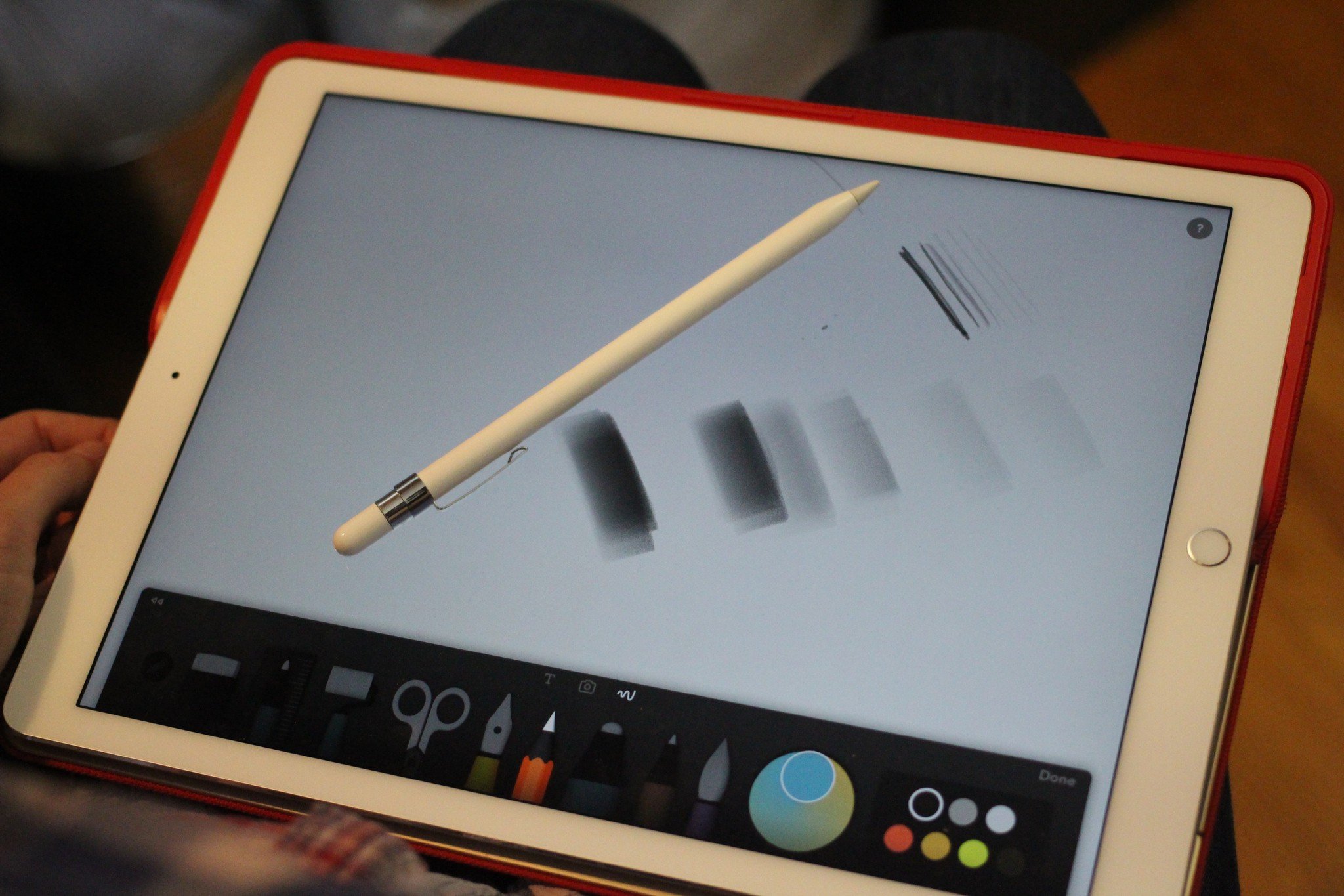 На каком ipad можно рисовать apple pencil