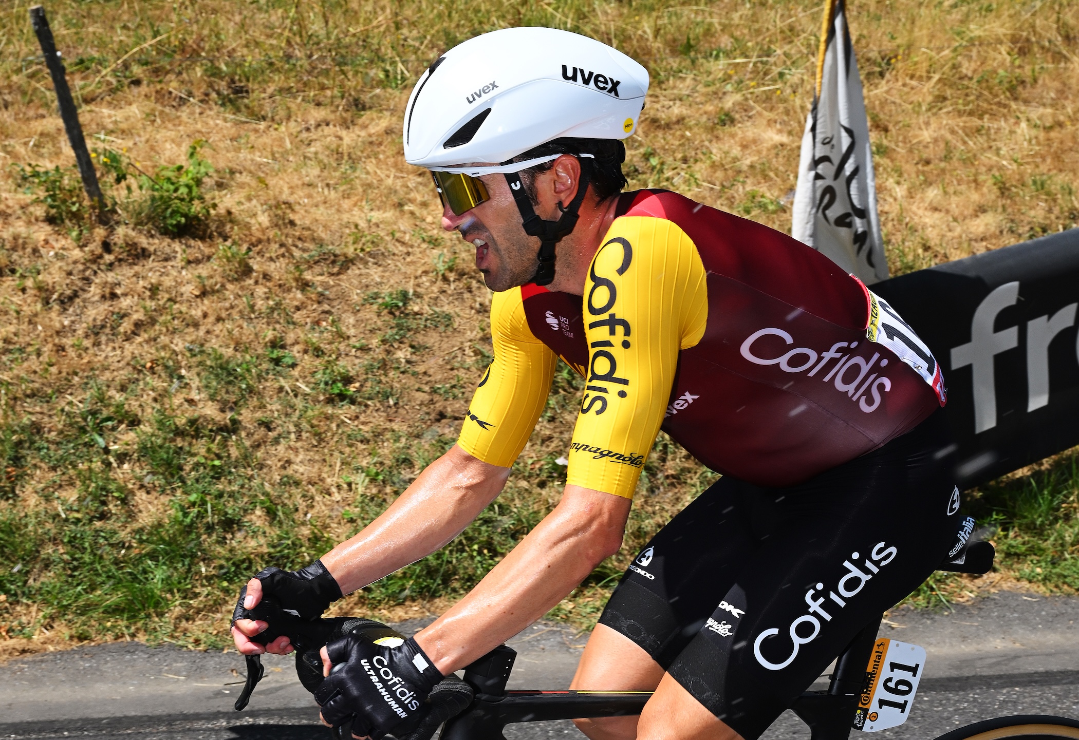 VOIRON, FRANCE - JULY 22: Ion Izagirre of Spain and Team Cofidis competes during the 113th Tour de France 2026, Stage 17 a 174.7km stage from Chambery to Voiron / #UCIWT / on July 22, 2026 in Voiron, France. (Photo by Tim de Waele/Getty Images)