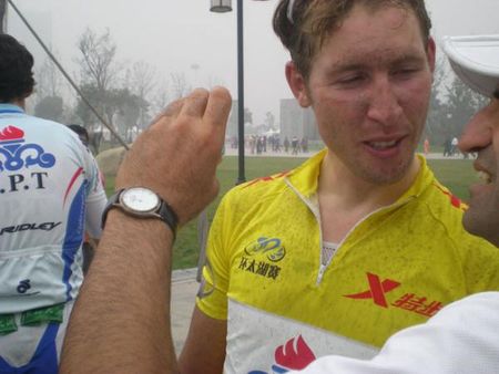 Boris Shpilevski in yellow.