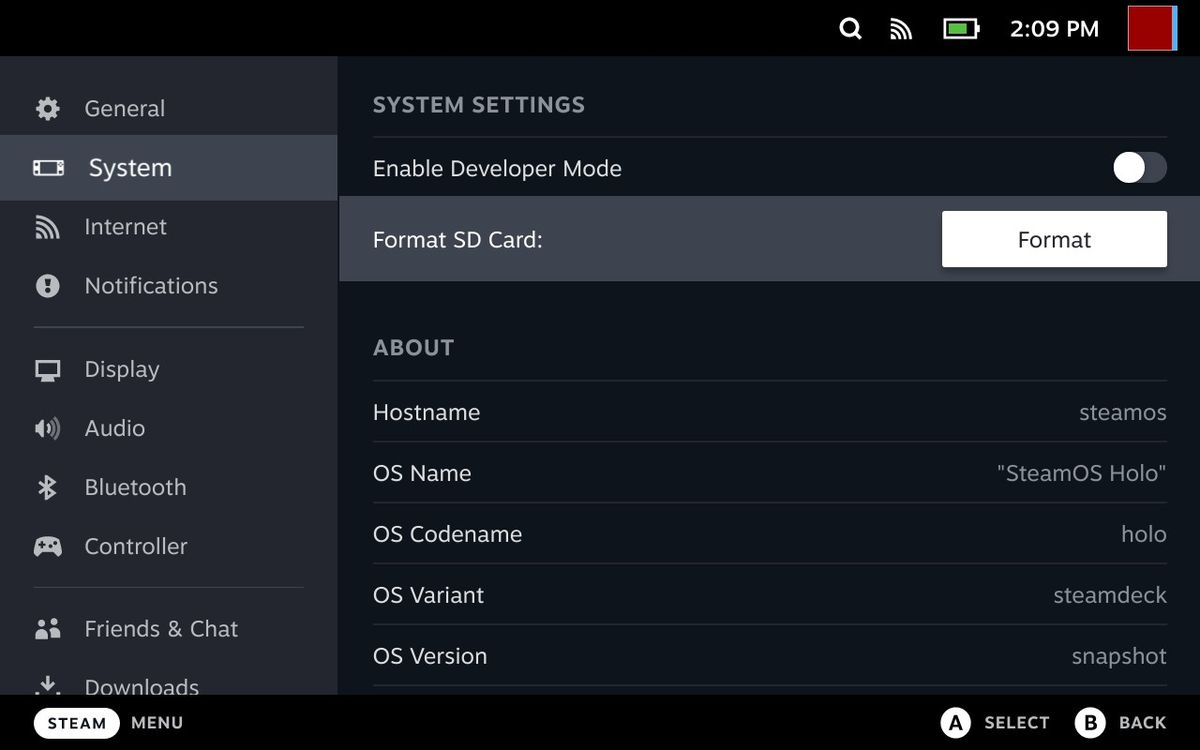 Valve Steam Deck