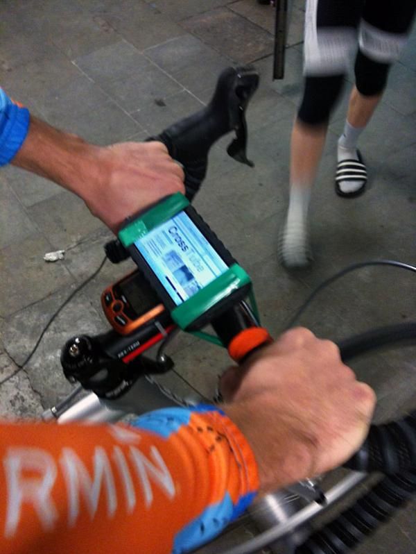 'Cross videos on the rollers.