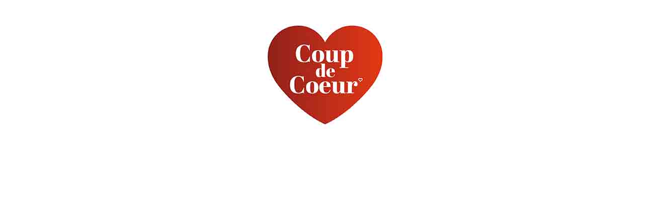 Logo of Coup de Coeur show selecting Roussillon's best wines