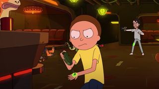 Morty in the Rick and Morty season 5 finale.