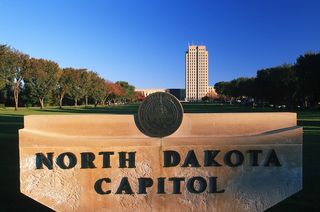 North Dakota state capitol