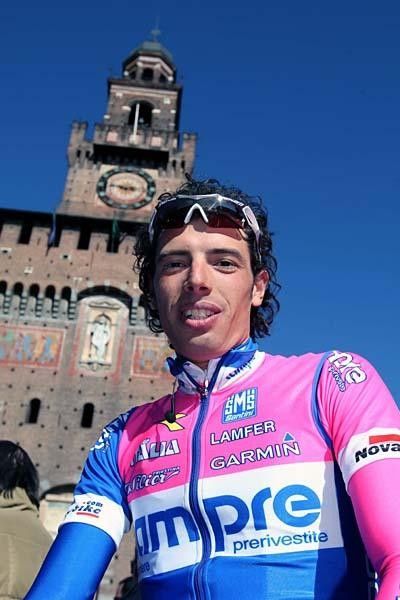 Alessandro Ballan (Lampre) looked confident before the start.