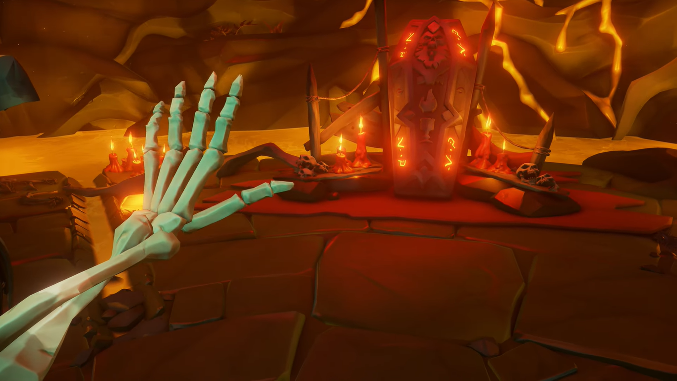 Sea of Thieves skelly hand
