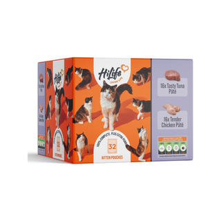 HiLife Kitten Wet Cat Food, Mixed Chicken & Tuna Pate Recipes, one of the best kitten foods