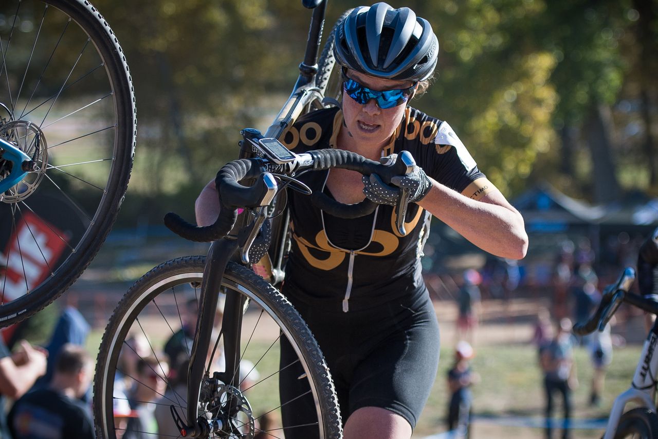 Georgia Gould on Day 2 of the US Open of Cyclo-cross