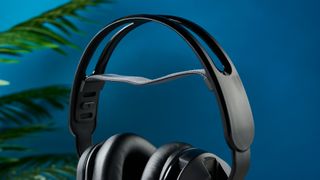 A black Turtle Beach Stealth 500 wireless gaming headset