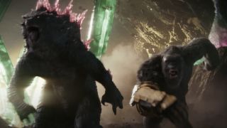Godzilla and Kong in Godzilla x Kong: The New Empire