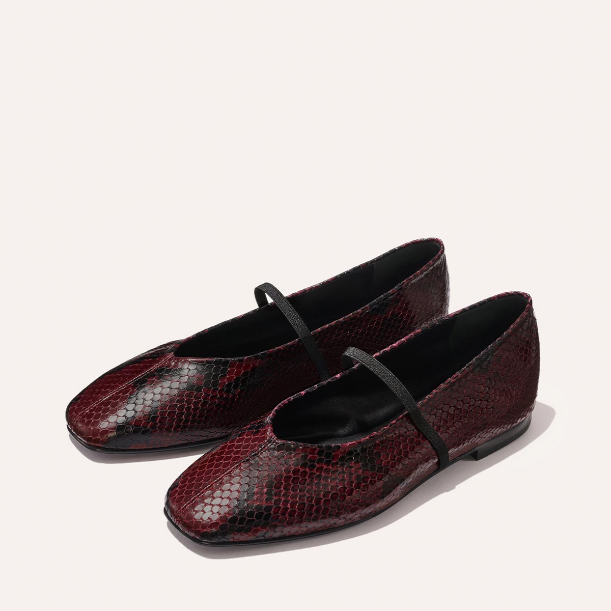 The Phoebe - Burgundy Python Embossed