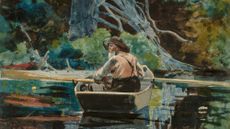 Adirondack Guide painting by Winslow Homer