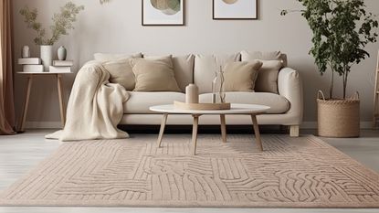 the Path Rug - the perfect addition to any modernist home. With its eye-catching geometric 3D pattern and its inviting ivory colour, this rug will instantly elevate your décor.