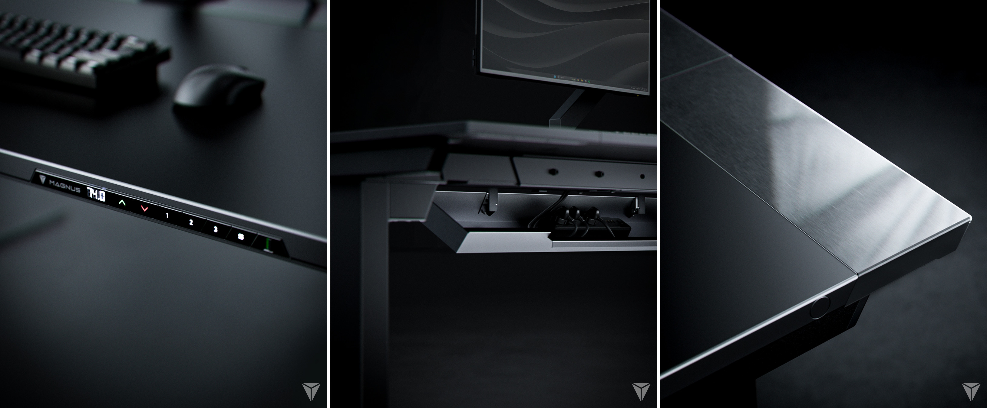 Design details of the Secretlab Magnus Evo Sit-to-Stand Desk
