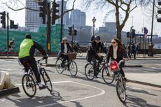 Cyclists in London 
