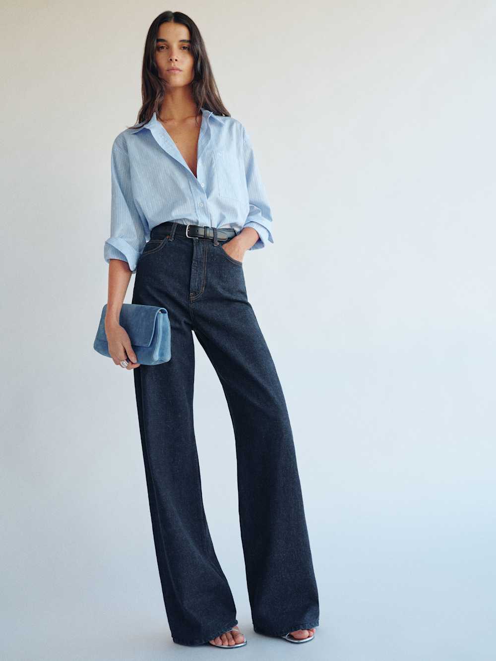 Cary High Rise Slouchy Wide Leg Jeans
