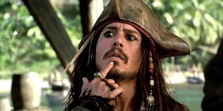 Johnny Depp in Pirates of the Caribbean looking confused.