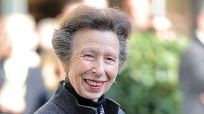 Princess Anne's calf-high ruched leather boots