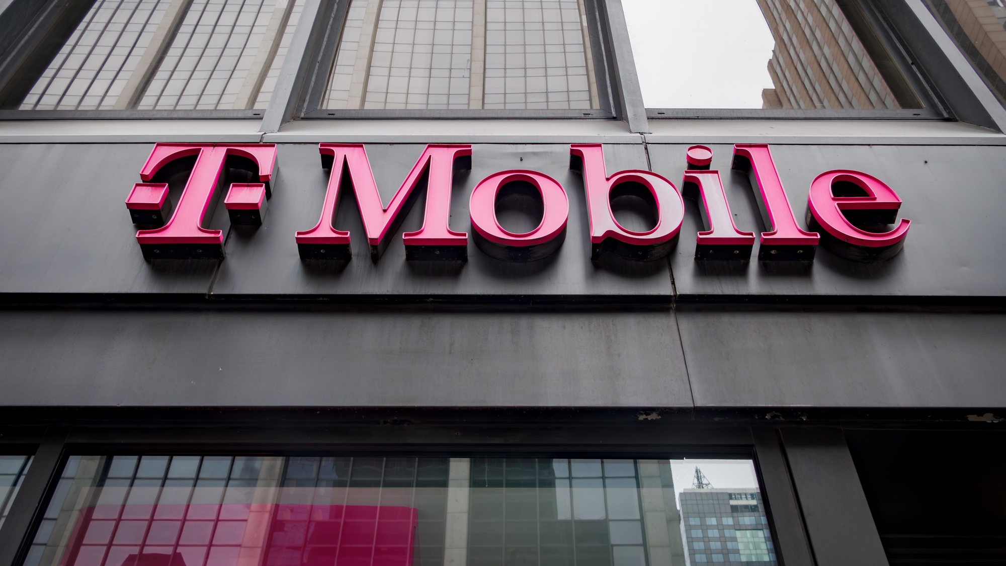 T-Mobile marquee on a building