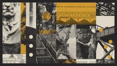 Photo composite illustration of coal, mines, miners and machinery