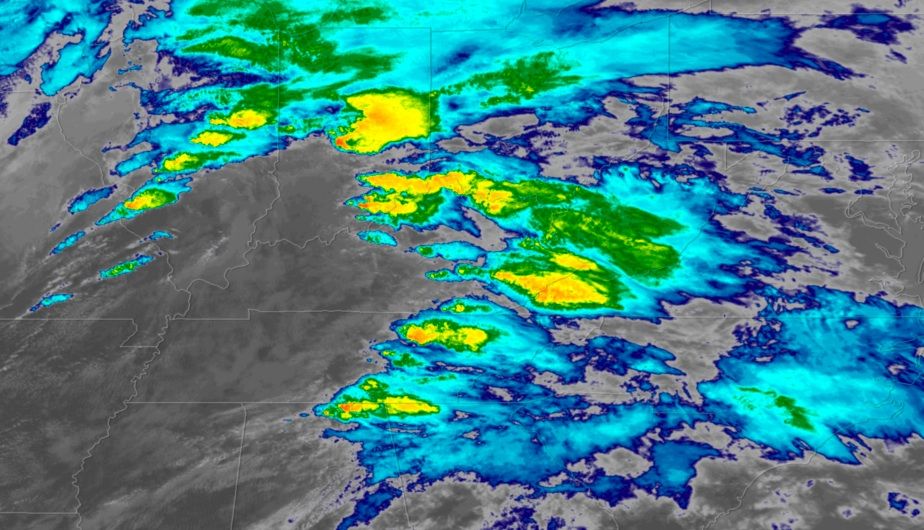  high resolution infrared imagery of the severe weather outbreak was taken around noon on March 2, 2012