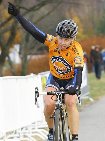 Mancheta in the air, Laura Van Gilder (C3 Athletes Serving Athletes) takes the win , continuing on as the Mid Atlantic Woman&rsquo;s champ.