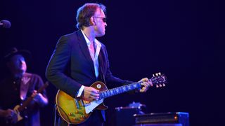 Joe Bonamassa performs on stage at the Royal Albert Hall on April 04, 2024 in London, England.