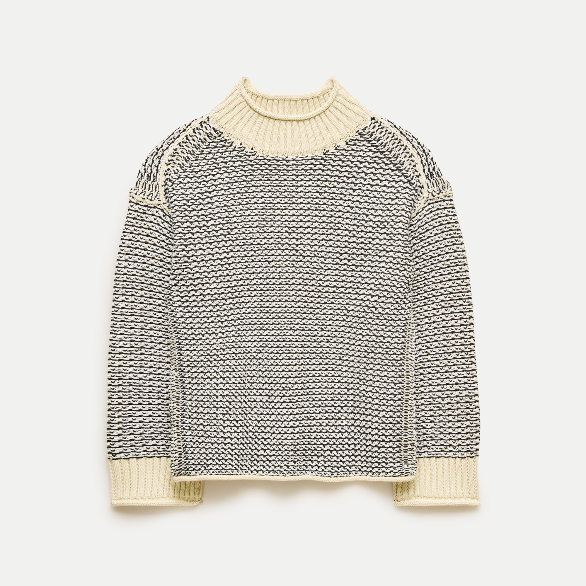 2025 Rollneck&amp;trade; Reversible Sweater in Tweed Stitch