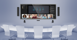 A conference room using Microsoft Teams and Q-SYS technology for an exceptional experience. 