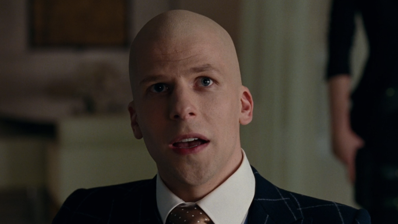 Jesse Eisenberg como Lex Luthor en la Liga de la Justicia