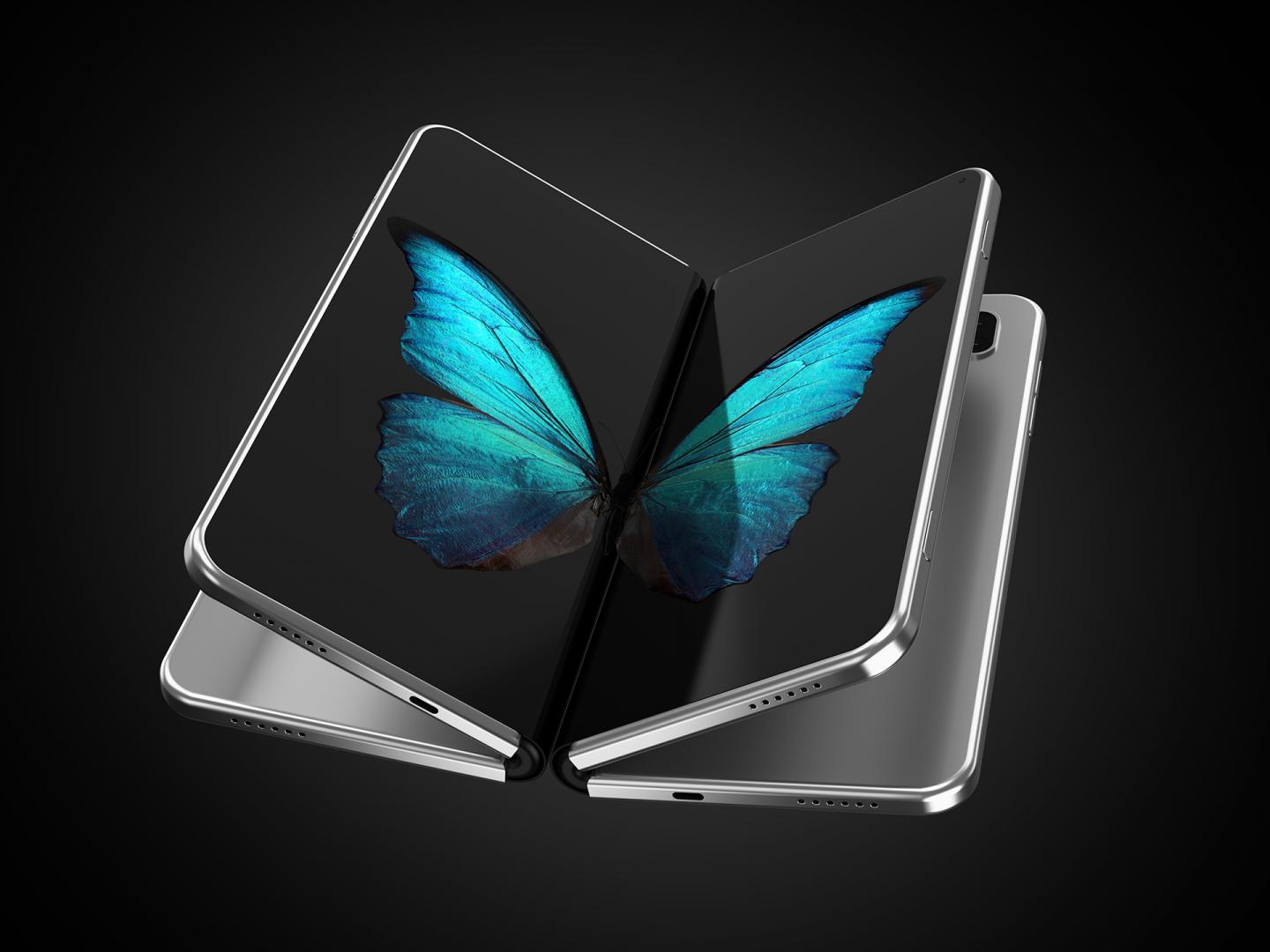 Ein faltbares Smartphone