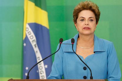 The Brazilian president faces the legislature.