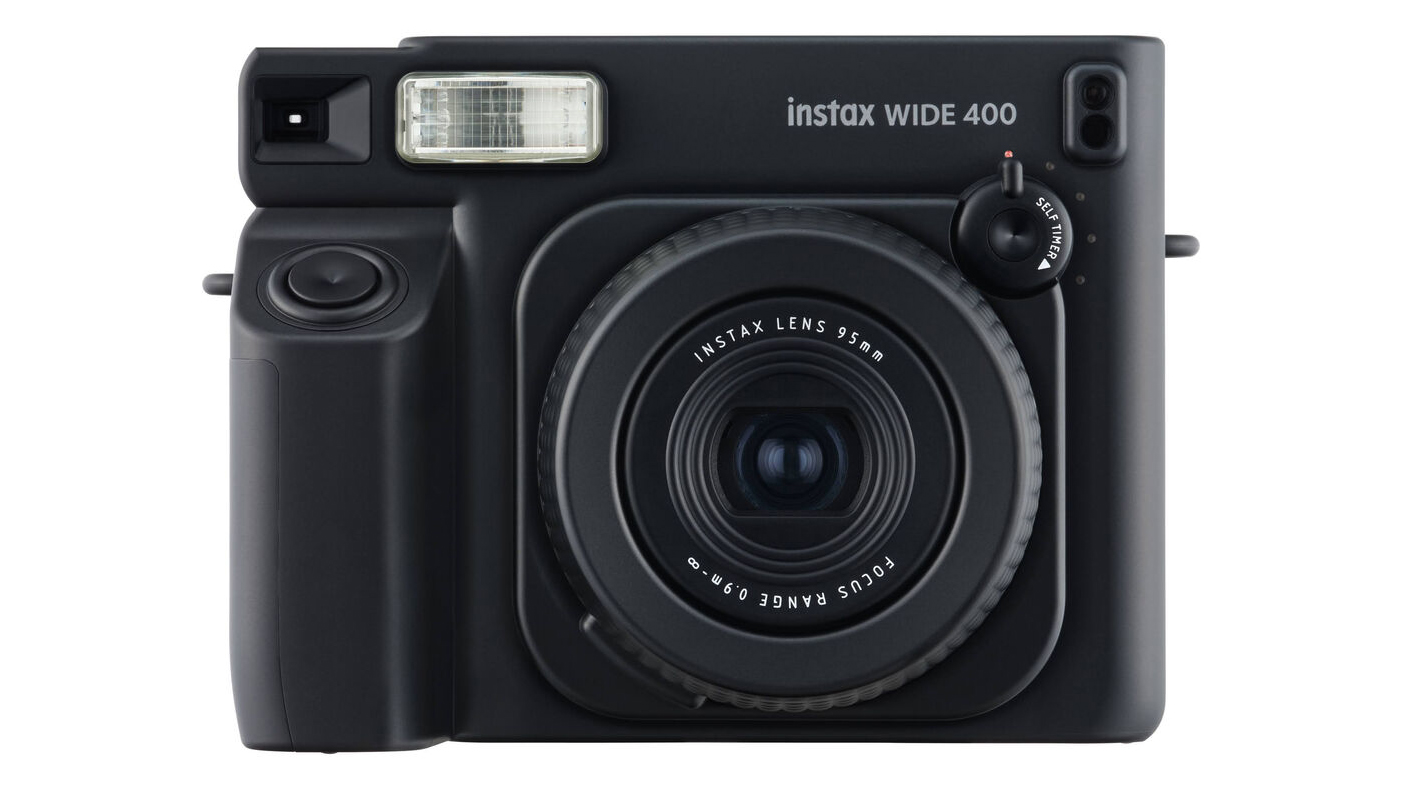 The Instax Wide 400 in black