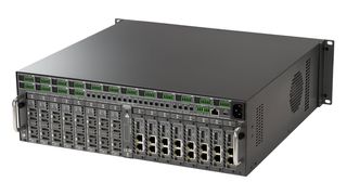 The AC-AXION-X chassis may be customized with the installer’s choice of HDMI and HDBT input and output cards.