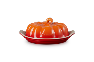 Stoneware Pumpkin Butter Dish