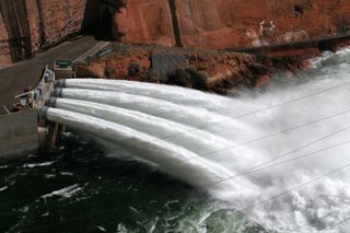 Grand Canyon flood test 2008