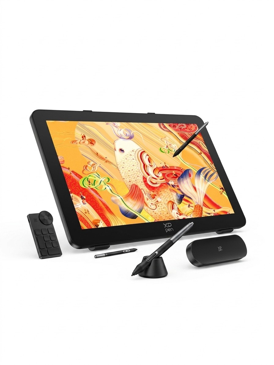 XPPen, Xppen Artist Pro 24 Gen2 4k Ultra Hd Drawing Tablet With Screen, Dual 16384 Pen Pressure Stylus, Wireless Keydial, 99% Adobe Rgb, &amp;#9651;e
